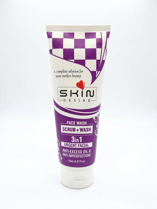 Skin Desire 3-in-1 Face Wash Scrub